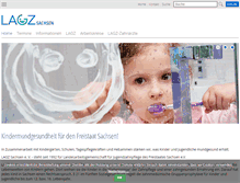 Tablet Screenshot of lagz-sachsen.de